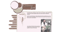 Desktop Screenshot of ginseng-graines-plants.com